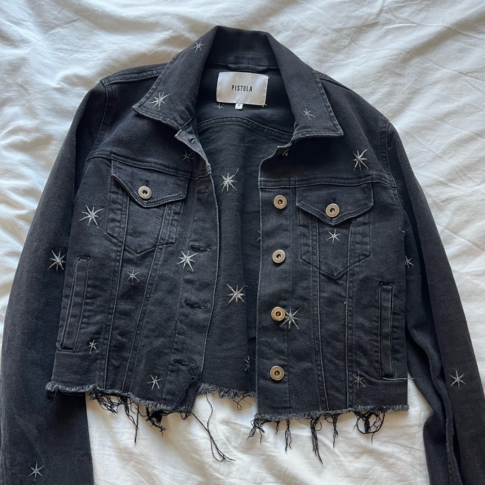 Pistola Denim Jacket with Stars